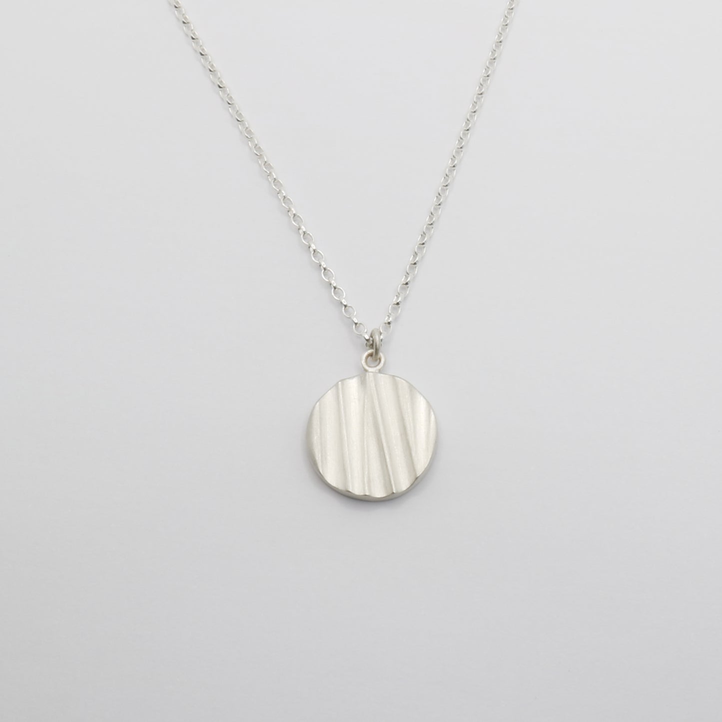 Wave - Large Circle Pendant