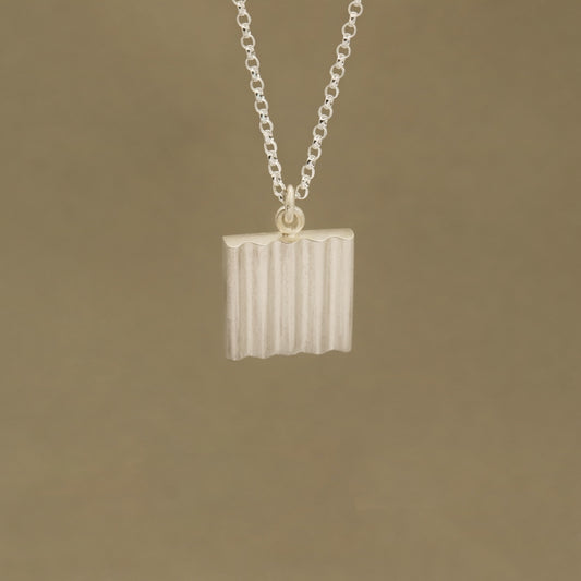 Curve - Large Square Pendant