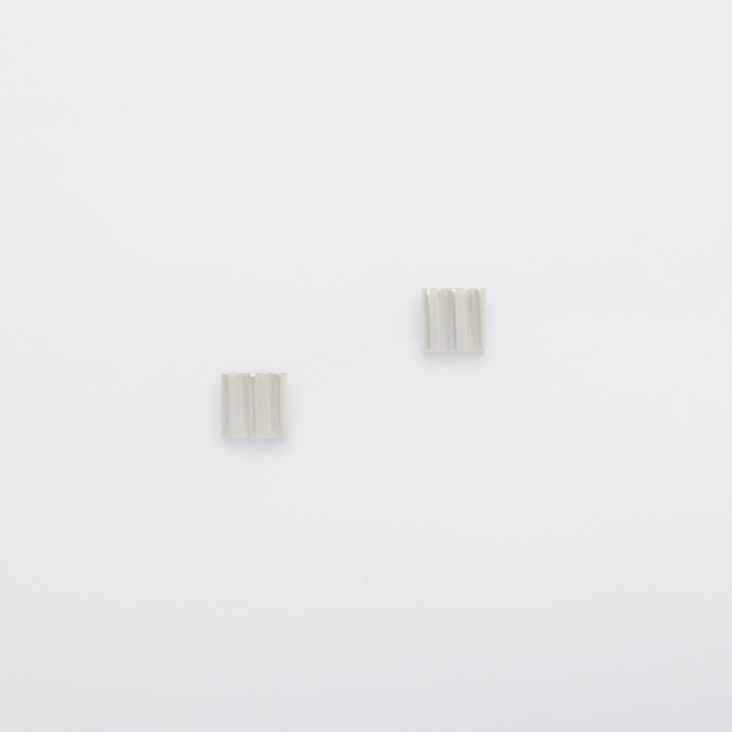 Curve - Small Square Stud Earrings
