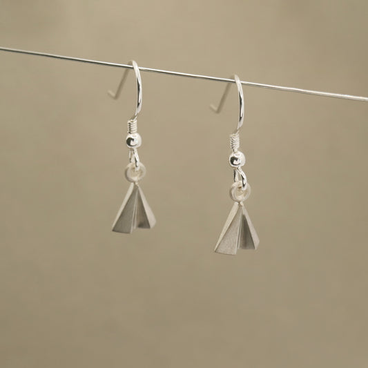 Peak - Small Triangle Drop Earrings