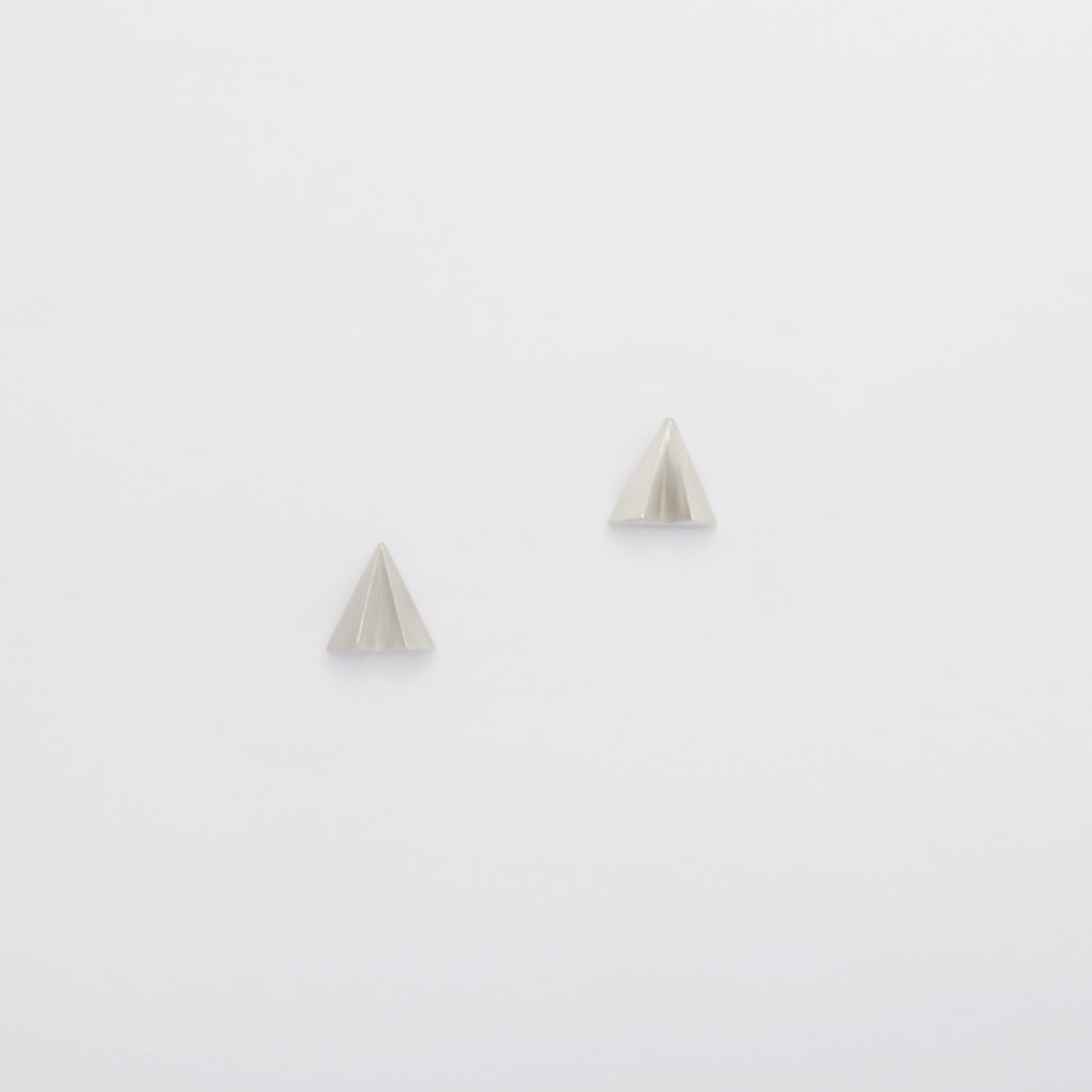 Peak - Small Triangle Stud Earrings